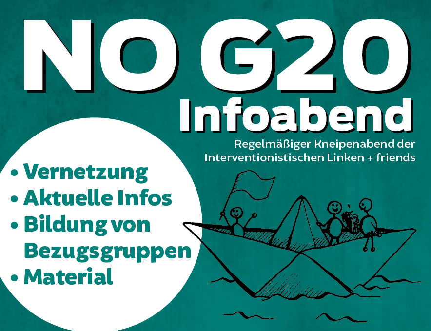 Gegen den G20-Gipfel in Hamburg im Juli 2017