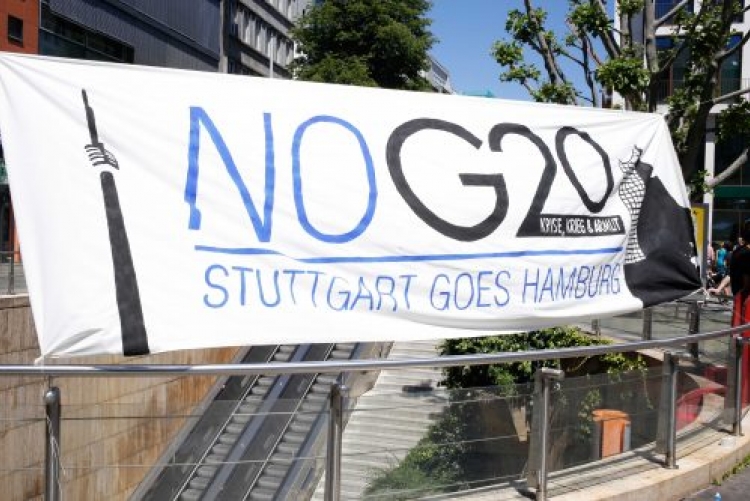 Von Stuttgart nach Hamburg – Protest gegen den G20-Gipfel