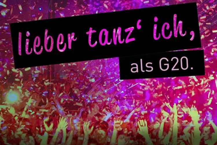 Lieber Tanz ich, als G20 – Nachttanzdemo 15.6.2017 in Tübingen
